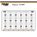 KASETA PODKŁADEK REGULACYJNYCH 9,8x3,2  450szt. grubość 1,0mm - 1,90mm (18x25szt) FL-150007